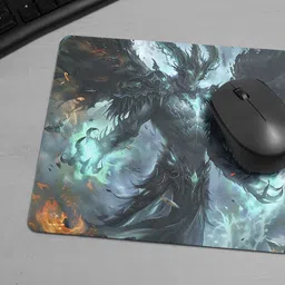 ARTOLIC Devil Mouse Pad for Office & Gaming, Non-Slip Rubber Base, Size 9x7.5 Inch Non Slip Base Mousepad image 2