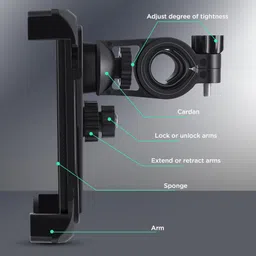 fivespeed Mobile Holder For Bike|Bicycle|Scooter|Bullet Bike Mobile Holder image 4