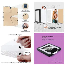 Black Synthetic Wood Photoframe by Art Street image 3