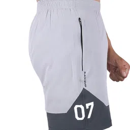 black river Pack of 2 Solid, Color Block Men Multicolor, Grey Gym Shorts, Sports Shorts image 3