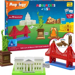 imagimake Mapology Monuments of USA- Construction Set- Make 10 Monuments- Educational Toy-picture-11