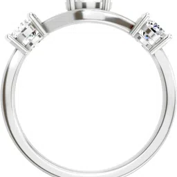 Sparkles Lab Grown Diamond 14kt White Gold ring image 3