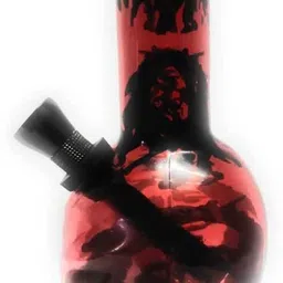 MFT ONLINE 8.2 INCH RED BOB MARLEY BONG Hookah Beer Bong Funnel-image-2