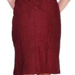 poorak Solid Maroon Free Size Bath Robe image 2