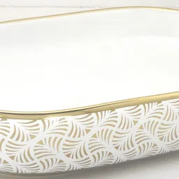 elegancebath ELEGANCE BATH CERAMIC (L52.5 X W32.5 X H12.5Cm) CA 1102 TABLE TOP ELEGANCE BATH CERAMIC TABLE Top (L52.5 X W32.5 X H12.5Cm) CA 1102 TABLE TOP Table Top Basin image 3