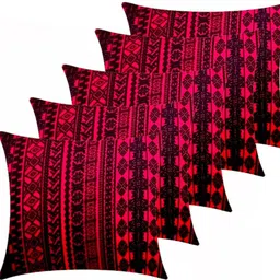 Microfibre Geometric Cushion Pack of 5-image-68