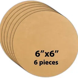 metaverse Premium Round MDF Board – 6x6 Inch – 4mm Ready to Paint Wooden Cutouts Pack of 6-picture-12