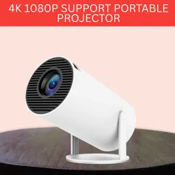 Clairbell Protable Projector for Home 4K Support With Built-in Apps Netflix, YouTubeT420 (4500 lm / 1 Speaker / Wireless / Remote Controller) Portable Projector-picture-12