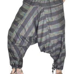 Striped Cotton Men Harem Pants-image-93