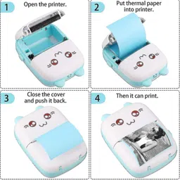 Radhe KIDS MINI PRINTER Pro26 Thermal Printer image 2