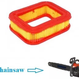 sauran Air Filter Square For 58cc Petrol Chainsaw CK8 Power & Hand Tool Kit image 3