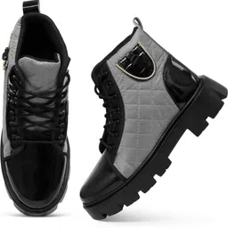 rising wolf Synthetic Leather Lightweight Boot for Daily Use | Mild Waterproof Protection Boots For Men-picture-17