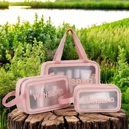 parisal Women Pink Cosmetic Bag image 4