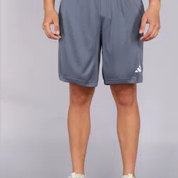 Printed Men Black Sports Shorts-image-48