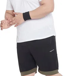bigbanana Solid Men Black Running Shorts image 2