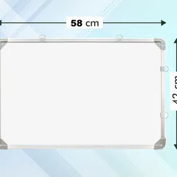 Non Magnetic Melamine Alloy Steel, Aluminium 1.5X2 Feet Double-Sided White Board & Chalk Board Whiteboards-image-4