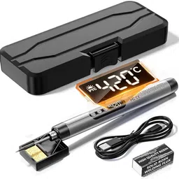 serplex LCD Soldering Iron Kit with Carry Case Rechargeable Pen 50 W Temperature Controlled-picture-10