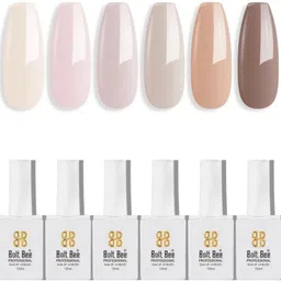 bolt bee Gel Nail Polish Kit Set of 6 Colors Soak Off LED-picture-24