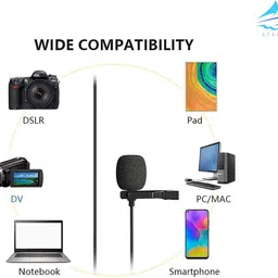 atarc Digital Noise Cancellation Clip Collar Mic Condenser for YouTube Video | Voice Recording Filter Mic for Recording Singing YouTube on Smartphoness | Travel Videos Mike | YouTube Mic for Smartphone L5 Microphone-picture-24