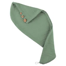 Multicolour Banana Double Cloth Solid 300 - 380 GSM hair wrap towel (Set of 2) by Doctor Towels image 3