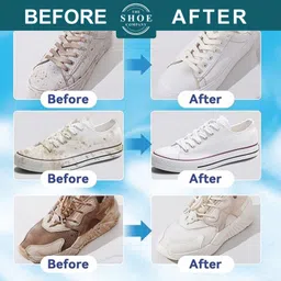 THE SHOE COMPANY Shoe Cleaner Foam Pack with Dual Brush and Premium Microfiber Cleaning Cloth Cleaner image 2