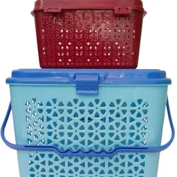 borsha dg store 12 L Multicolor Laundry Basket image 1