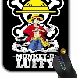 Stargust Computer Anime Mix Printed Mousepad with Anti-Slip Base - Monkey D Luffy 3MM Mousepad-picture-22
