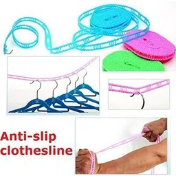 odin Pack Of 2 Windproof Anti‑Slip Clothes Washing Line Drying 5 Meters Nylon Retractable Clothesline image 5