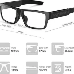 SPYTECTIFY 1080P Hidden Camera Glasses Video Recording Camera Sunglasses Security Camera image 2