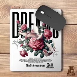 The Desi Monk Dream's Anti Skid Mouse Pad for Laptops and Computers Non Slip Base Mousepad image 2