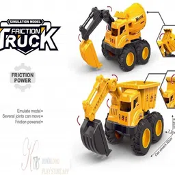 dezicon ecom 2in1 Friction Power Dumper Excavator Truck 210-13 mix-DZE96 image 3