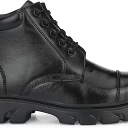 shoe day GENUINE LEATHER POLICE SHOES Boots For Men image 2