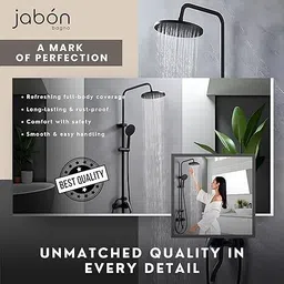 JABON BAGNO Shower Panel System with Top Shower, Hand Shower Mixer image 2