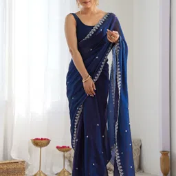 sareemall Embellished Bollywood Organza Saree image 2