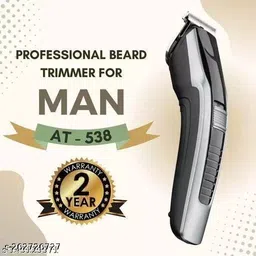 HTC AT 538 Cordless Portable Smart Size Trimmer Waterproof TrimmerShaver For Men, Women-picture-22