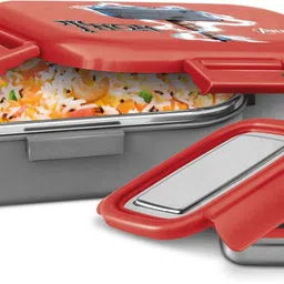 milton Marvel Hugo Inner Steel Tiffin Box with Snap Lock Lid, (THOR Print) 2 Containers Lunch Box-picture-17