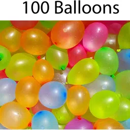 go klean Solid 100 Water balloons For Kids | Balloons For Holi festival | Non Toxic Balloon Balloon-picture-12