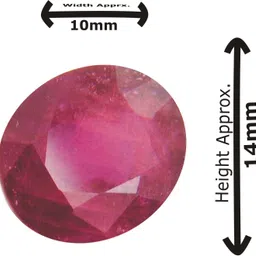 tejvij and sons 5.25 Ratti Certified Natural Ruby Gemstone Stone Ruby Ring-picture-12