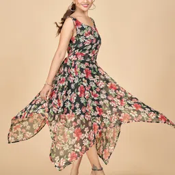 piyanshi Women A-line Black Mini/Short Dress image 3