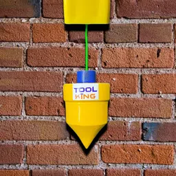 toolking Double Storey No.5/330 grams 330 g Cast Iron Plumb Bob image 2