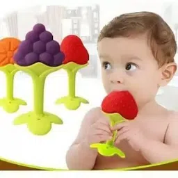 neospace Silicon Baby Teethers For New born with Storage Box, BPA-Free, (3 Pcs) Teether Teether image 2