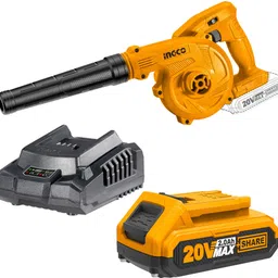 20V Cordless Aspirator Blower 2-Speed, with a 2.0Ah Battery and a Charger, Air Blower-image-92