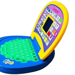 rsa enterprises Cute Pink Laptop for Kids Computer Educational Learning Toy image 3