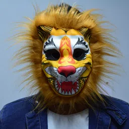 me&you Tiger Mask for Birthday Party | Animal Face Mask for Kids & Adults Party Mask Party Mask image 3
