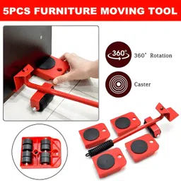 bitsy bloom Heavy Furniture Lifter Mover Tool Set: Effortles Moving Solution for Bulky Items Swivel Furniture Caster image 5