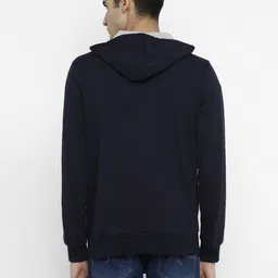 alan jones Men Full Sleeve Solid Hooded Sweatshirt image 5