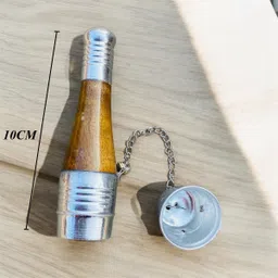 10 CM Wood Premium Hookaha Chillum Silver Inside Fitting Hookah Mouth Tip-image-31