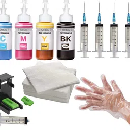 verena Refill Ink Kit Compatible for E510 E410 E560 E470 E480 E417 E477 Printers Black + Tri Color Combo Pack Ink Cartridge-picture-31