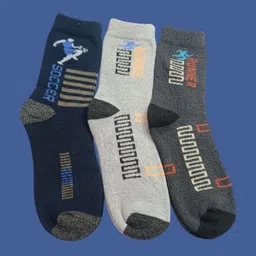 naosucura Men Graphic Print Mid-Calf/Crew-picture-13