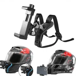 rgv Helmet Mount (Helmet Chin Strap Mount For Mobile / GoPro / SJCAM / Insta 360) Helmet Mount image 1